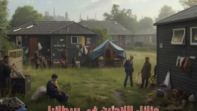 منازل اللاجئين في بريطانيا