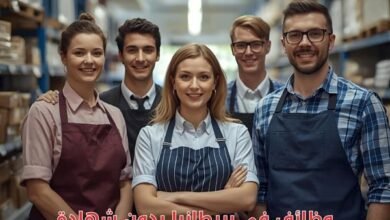 وظائف في بريطانيا بدون شهادة