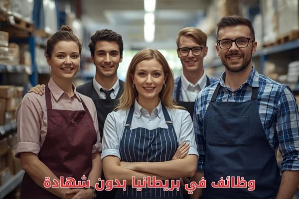 وظائف في بريطانيا بدون شهادة
