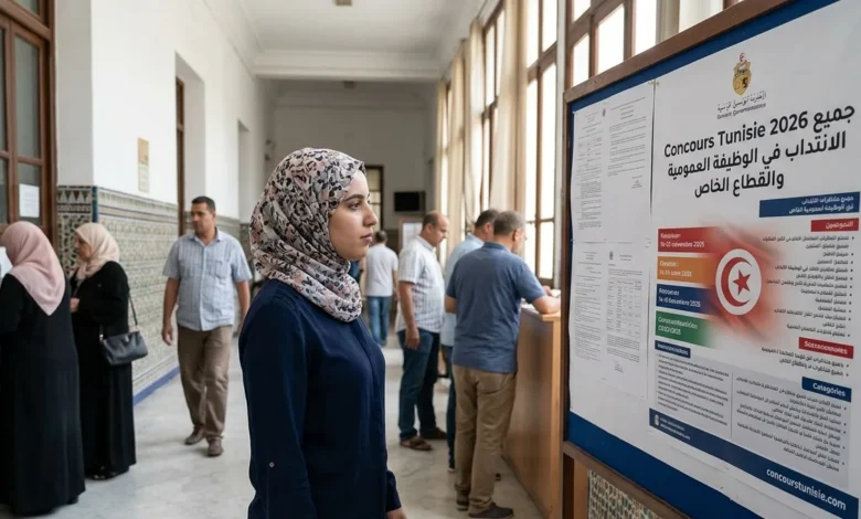 جميع مناظرات الانتداب في الوظيفة العمومية والقطاع الخاص – عروض الشغل في تونس 2026