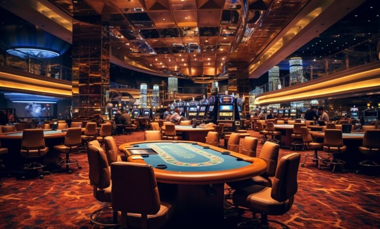 Interface mobile du casino